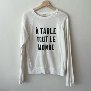 Clare V Sweatshirt Medium